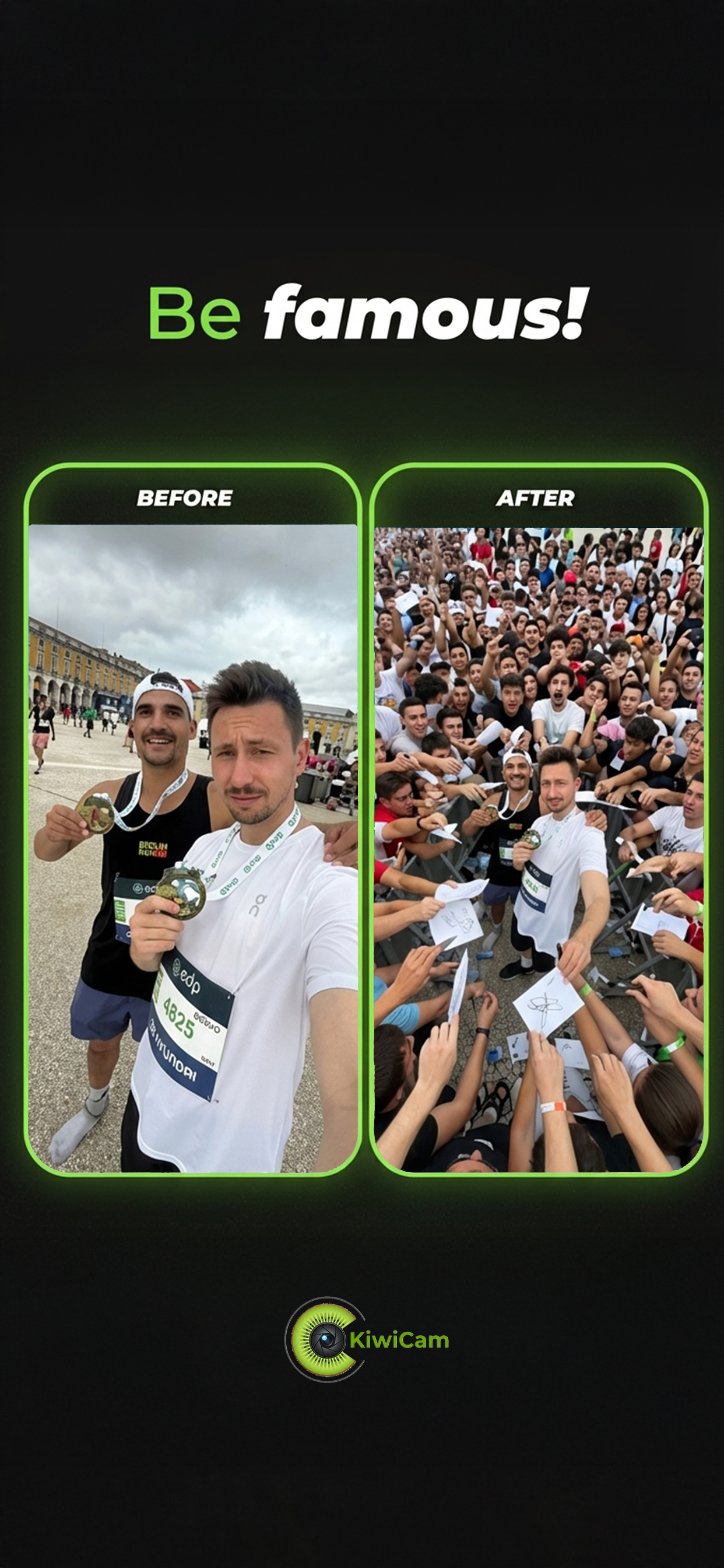 Lifestyle portrait with KiwiCam daylight film style