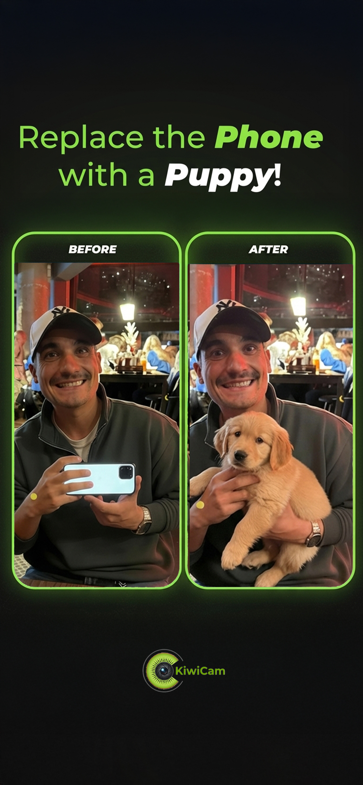 KiwiCam noir street photography look