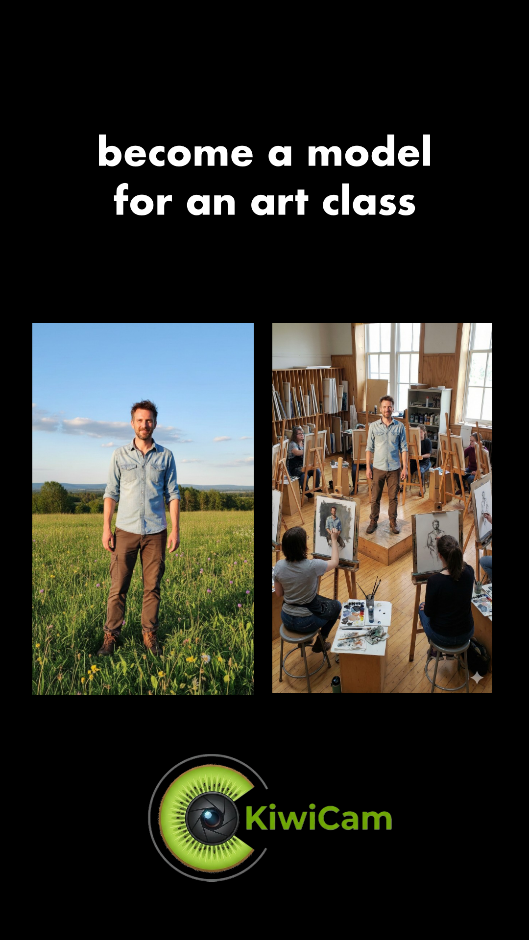 Portrait transformed with KiwiCam cinematic style